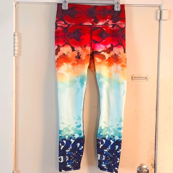 fabletics rainbow leggings